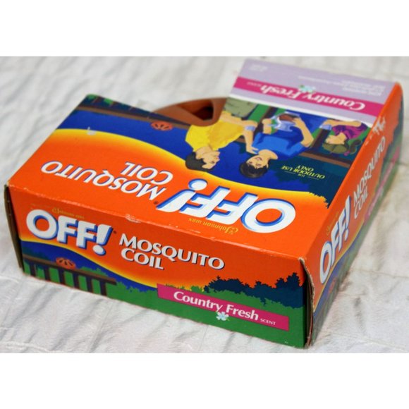 OFF Mosquito Coil Terra Cotta Clay Pot 4 Refills Country Fresh Scent - Picture 4 of 6